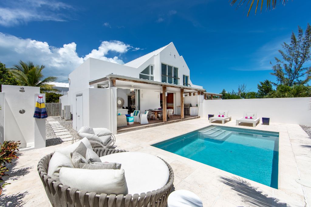 Edge of Paradise, a 3 bedroom luxury villa located within Sunset Beach Villas gated community.