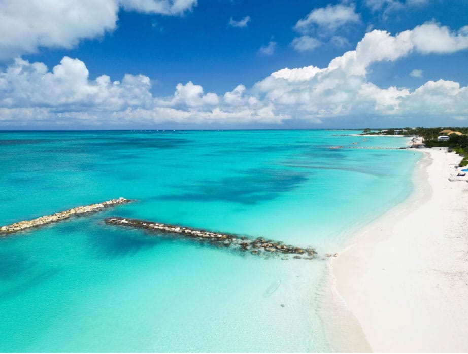 Pristine beach, Leeward, Sunset Beach Villas